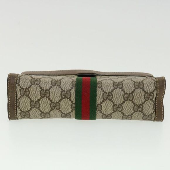 Gucci Ophidia Beige Canvas Clutch Bag (Pre-Owned) - Picture 2 of 8